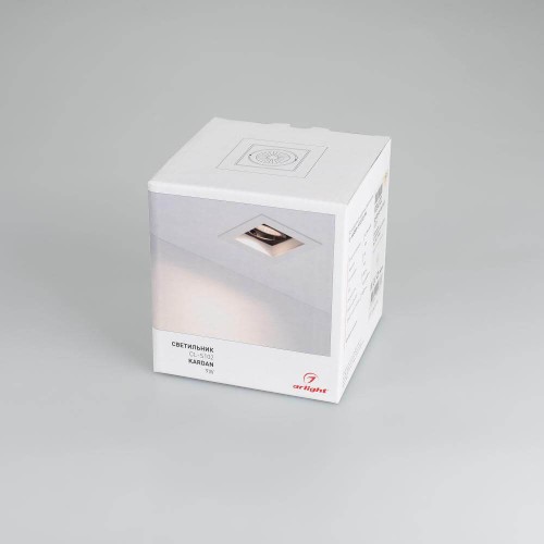 Встраиваемый светодиодный светильник Arlight CL-Kardan-S102x102-9W Warm 024137, купить в Минске по самой низкой цене