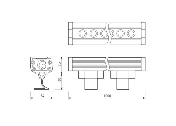 Прожектор светодиодный Arlight 36W 4000K AR-Line-1000L-36W-220V Day 024305