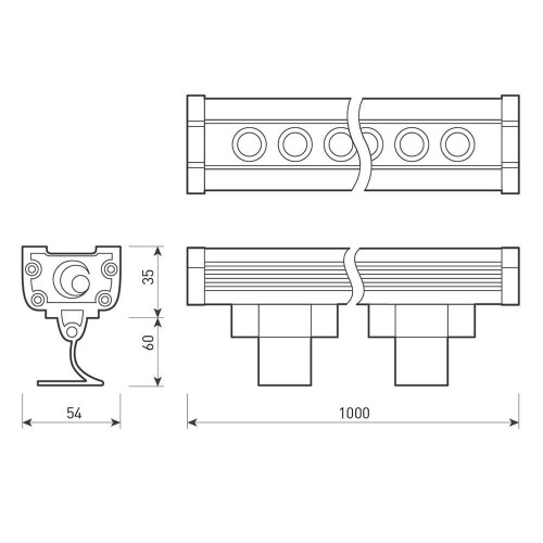 Прожектор светодиодный Arlight 36W 4000K AR-Line-1000L-36W-220V Day 024305, купить в Минске по самой низкой цене