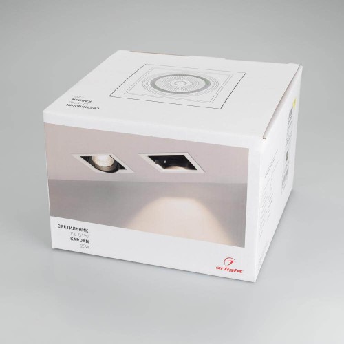 Встраиваемый светодиодный светильник Arlight CL-Kardan-S190x190-25W Warm3000 024985, купить в Минске по самой низкой цене