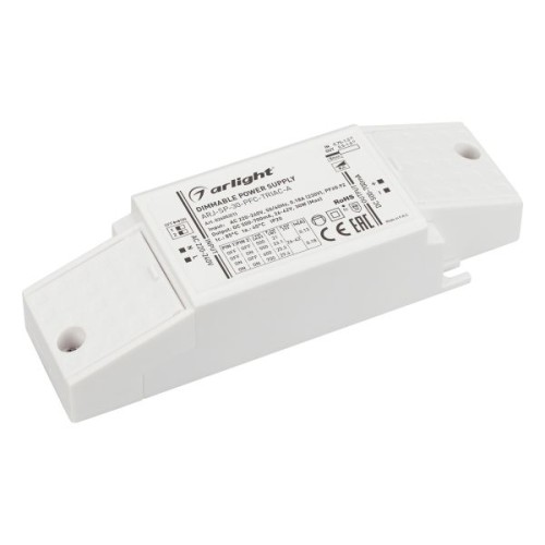 Драйвер Arlight ARJ-SP-30-PFC-Triac-INS 26-42V 30W IP20 0,5-0,7A 026052(1), купить в Минске по самой низкой цене