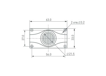 Светодиодный модуль Arlight ARL-Orion-S45-12V White 15x55 deg 026539