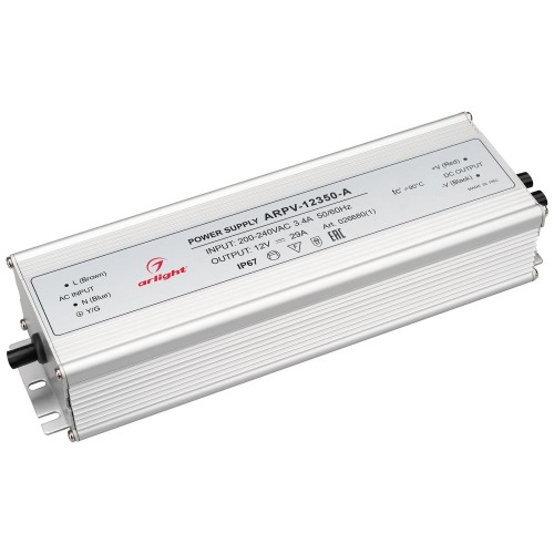 Блок питания Arlight ARPV-12350-A 12V 350W IP67 29A 026680(1), купить в Минске по самой низкой цене