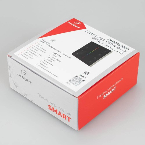 Панель управления Arlight Sens Smart-P30-RGBW Black 027104, купить в Минске по самой низкой цене