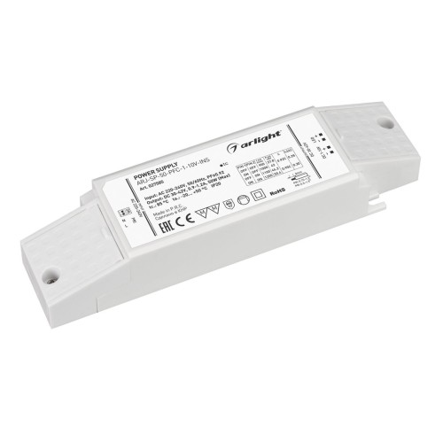 Драйвер Arlight ARJ-SP-50-PFC-1-10V-INS 30-42V 50W IP20 0,9-1,2A 027585, купить в Минске по самой низкой цене