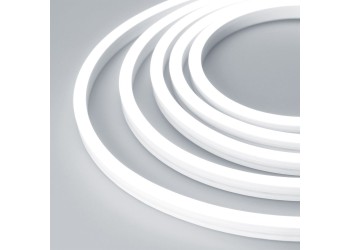 Гибкий неон Arlight 9,6W/m 140LED/m 2835SMD холодный белый 5M Moonlight-Side-A140-12x17mm 24V White6000 027941(1)