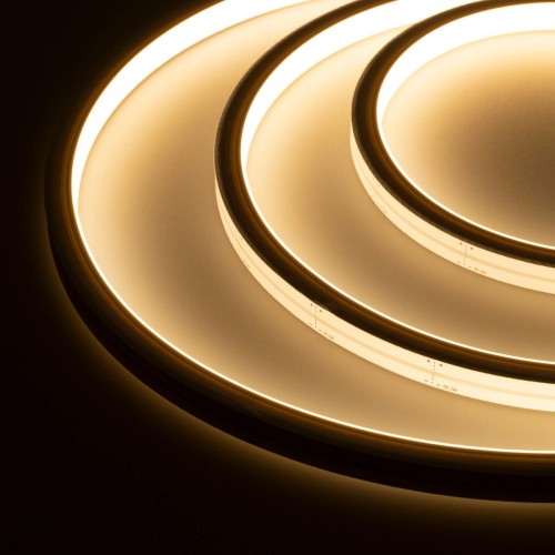 Гибкий неон Arlight 9,6W/m 140LED/m 2835SMD теплый белый 5M Moonlight-Top-A140-13x12mm 24V Warm3000 027947(1), купить в Минске по самой низкой цене