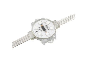 Модуль управляемый Arlight VISOR-DMX-5060-6-24V RGB 120deg D40x12mm 1.5W IP68 029188