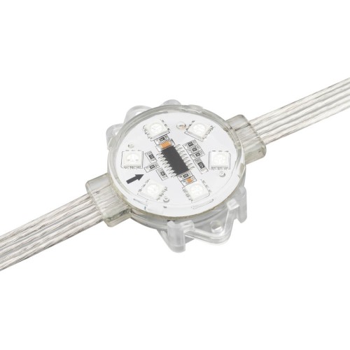 Модуль управляемый Arlight VISOR-DMX-5060-6-24V RGB 120deg D40x12mm 1.5W IP68 029188, купить в Минске по самой низкой цене