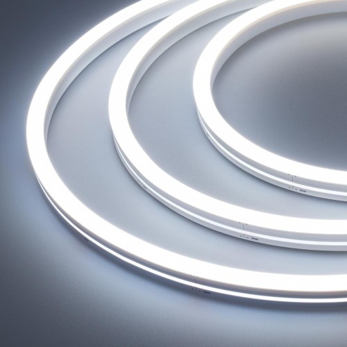 Гибкий неон Arlight 12W/m 140LED/m 3528SMD теплый белый/белый 5M ARL-Moonlight-1712-Side 24V White-Mix 029801, купить в Минске по самой низкой цене