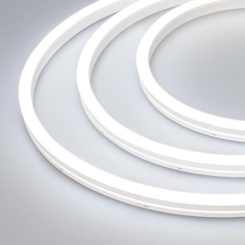 Гибкий неон Arlight 12W/m 140LED/m 3528SMD теплый белый/белый 5M ARL-Moonlight-1712-Side 24V White-Mix 029801, купить в Минске по самой низкой цене