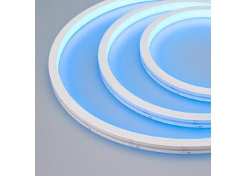 Гибкий неон Arlight 14,4W/m 192LED/m 4040SMD разноцветный/теплый белый 5M ARL-Moonlight-1213-Top 24V RGB-Warm 029807