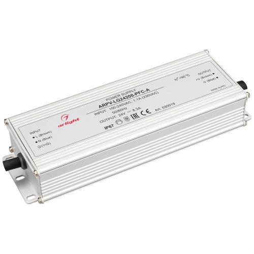 Блок питания Arlight ARPV-LG24200-PFC-A 24V 200W IP67 8,3A 030019, купить в Минске по самой низкой цене