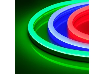 Гибкий неон Arlight 8W/m 72LED/m 5060SMD разноцветный 50M ARL-Neon-2617-Side 230V RGB 030864