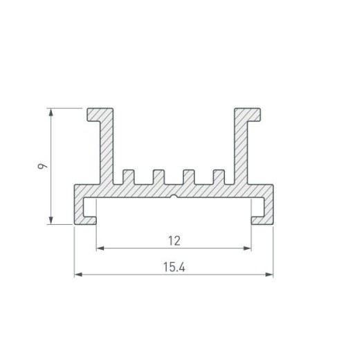 Основание для ленты Arlight SL-Line-2522-2500 033415, купить в Минске по самой низкой цене