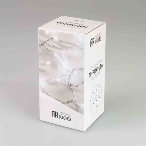 Светодиодная гирлянда Ardecoled ARD-EDGE-CLASSIC-2400x600-WHITE-88LED-MILK-STD White 034102, купить в Минске по самой низкой цене