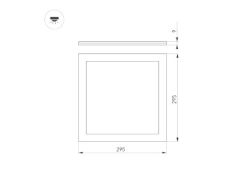 Встраиваемая светодиодная панель Arlight DL-Intenso-S300x300-18W White6000 036228