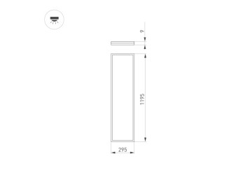 Встраиваемая светодиодная панель Arlight DL-Intenso-S300x1200-40W White6000 036237