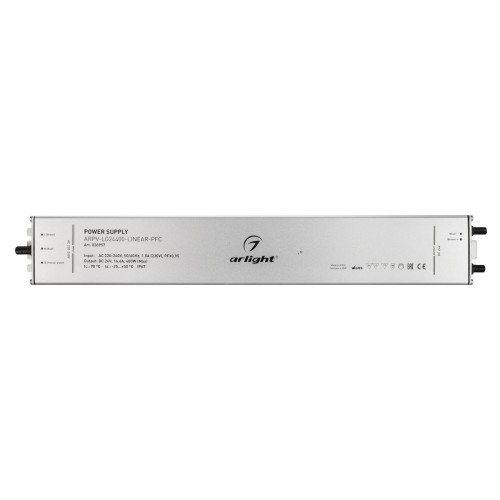 Блок питания Arlight ARPV-LG24400-Linear-PFC 24V 400W IP67 16,6A 036957, купить в Минске по самой низкой цене