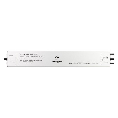 Блок питания Arlight ARPV-LG24400-Linear-PFC-Dali2-PD 24V 400W IP67 16,7A 037775, купить в Минске по самой низкой цене