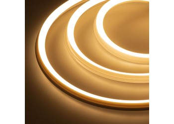 Гибкий неон Arlight 7,2W/m 168LED/m 2835SMD теплый белый 5M Moonlight-3D-A168-15x15mm 24V Warm3000 038603