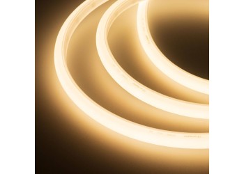 Гибкий неон Arlight 9,6W/m 144LED/m 2835SMD теплый белый 5M Moonlight-Top-A144-16x15mm 24V Warm3500 038604