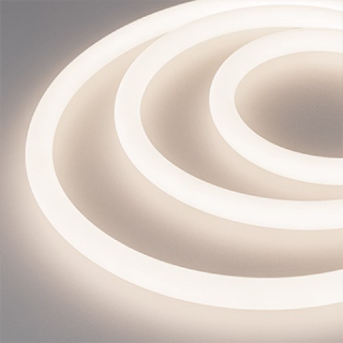 Гибкий неон Arlight 14,4W/m 336LED/m 2835SMD дневной белый 5M Moonlight-Top-A336-D18mm 24V Day4000 360deg 038753, купить в Минске по самой низкой цене