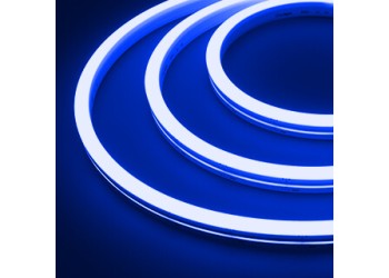 Гибкий неон Arlight 8W/m 140LED/m 2835SMD синий 5M Moonlight-Side-A140-12x17mm 24V Blue 038799