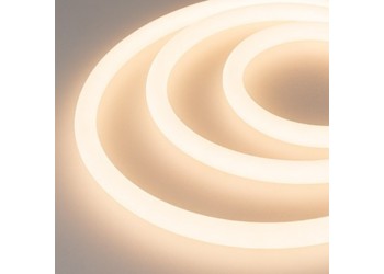 Гибкий неон Arligh 8,6W/m 560LED/m CSPSMD теплый белый 5M MOONLIGHT-TOP-X560-D13mm 24V Warm2700 360deg 039552