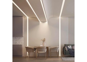 Встраиваемый профиль Arlight Fantom-W45-Bevel-2000 White 039949