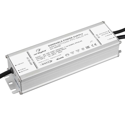 Блок питания Arlight ARPV-UH12240-PFC-Dali2-PH 12V 240W IP67 20A 040755, купить в Минске по самой низкой цене