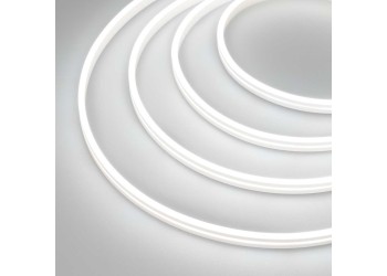 Гибкий неон Arlight 7,2W/m 168Led/m 2835SMD холодный белый 5M Moonlight-Side-A168-4x10mm 24V White6000 040993