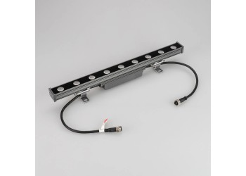 Линейный светодиодный прожектор Arlight AR-LINE-500-9W Warm3000 (GR, 15x60 deg, 230V) 041724