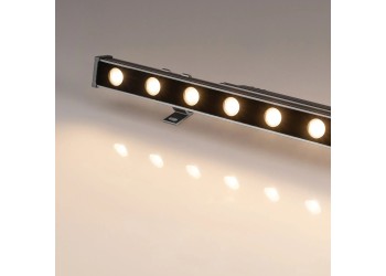 Линейный светодиодный прожектор Arlight AR-LINE-500-9W Warm3000 (GR, 15x60 deg, 230V) 041724