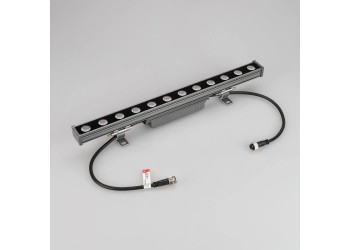 Линейный светодиодный прожектор Arlight AR-LINE-500-12W Warm3000 (GR, 15x60 deg, 230V) 041726