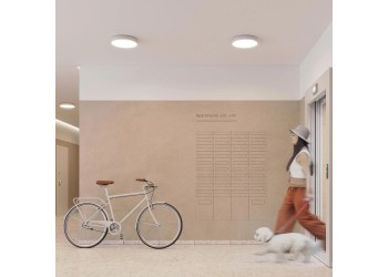 Накладной светодиодный светильник Arlight IM-FLOWER-EMERGENCY-3H-R410-32W Day4000-MIX (WH, 110 deg, 230V) 042570