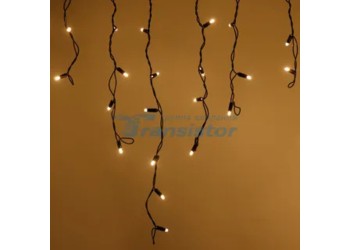 Светодиодная гирлянда Arlight ARD-ICICLE-CLASSIC-5000x500-BLACK-160LED-STD Warm (230V, 10W, IP65) 042668