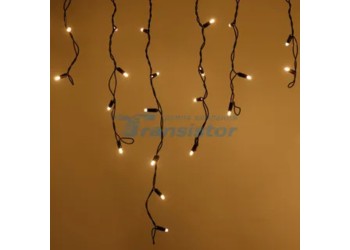 Светодиодная гирлянда Arlight ARD-ICICLE-CLASSIC-5000x500-BLACK-160LED-FLASH Warm (230V, 10W, IP65) 042726