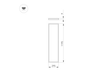 Светодиодная панель Arlight DL-INTENSO-S300x1200-40W Day4000 (WH, 120 deg, CRI90, 230V) 043582