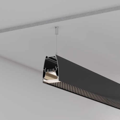 Профиль Arlight Line-5075-U-Honeycomb-2000 Black 044885, купить в Минске по самой низкой цене