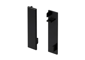 Заглушка Arlight Plintus-H54B Black 046166