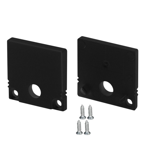 Заглушка Arlight SL-Slim20-H20 Black с отверстием 047637, купить в Минске по самой низкой цене