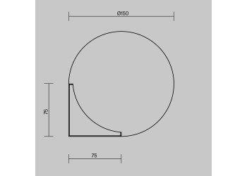 Настенный светильник (бра) Freya FR5490WL-01BS