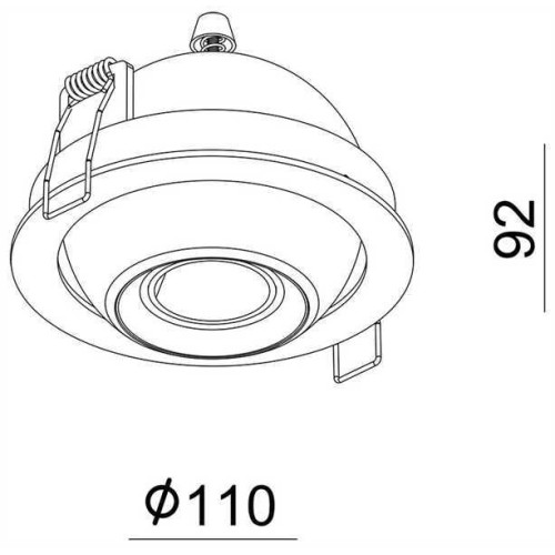 Встраиваемый светодиодный спот Deko-Light Bellatrix 565341, купить в Минске по самой низкой цене