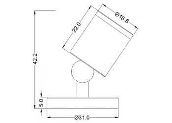 Точечный светодиодный светильник Deko-Light Herculis Magnetic 688025