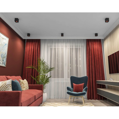 Накладной светильник Denkirs DK3080-BK+RD, купить в Минске по самой низкой цене