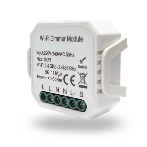 Wi-Fi реле-диммер одноканальное Denkirs 1x150Вт RL1003-DM, купить в Минске по самой низкой цене