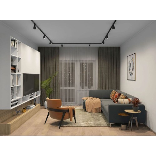 Шинопровод Denkirs Solid Base TR1002-BK/1, купить в Минске по самой низкой цене