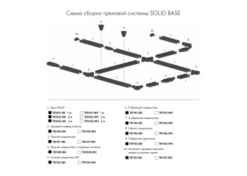 T-коннектор Denkirs Solid Base TR1103-WH