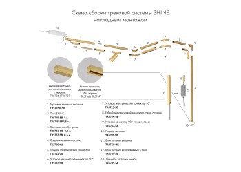 Шинопровод Denkirs Shine Base TR5710-SB